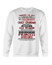 JUST A SPOILED CHILD - BEST GIFT FOR GRANDDAUGHTER Crewneck Sweatshirt tile