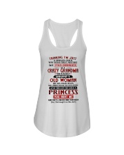 JUST A SPOILED CHILD - BEST GIFT FOR GRANDDAUGHTER Ladies Flowy Tank tile