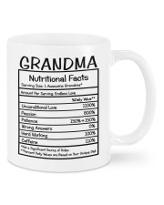 Nutritional Facts - Best Gift For Grandma Mug front