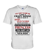 YOU CAN'T SCARE ME - GREAT GIFT FOR GRANDCHILD V-Neck T-Shirt tile