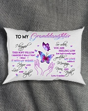 MY LOVE - BEST GIFT FOR GRANDDAUGHTER Rectangular Pillowcase aos-pillow-rectangle-front-lifestyle-1