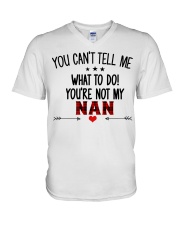 YOU CAN'T TELL ME - SPECIAL GIFT FOR GRANDCHILD V-Neck T-Shirt tile