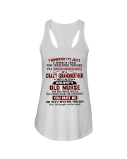 I'M A SPOILED GRANDDAUGHTER OF A CRAZY GRANDMOTHER Ladies Flowy Tank tile
