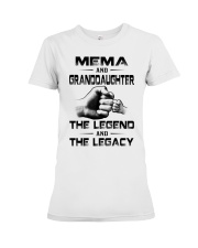 THE LEGEND AND THE LEGACY - PERFECT GIFT FOR MEMA Premium Fit Ladies Tee tile