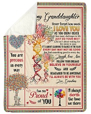 I LOVE YOU - GREAT GIFT FOR GRANDDAUGHTER Sherpa Fleece Blanket tile