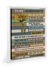 BELIEVE IN YOURSELF - GRANDMA TO GRANDDAUGHTER 11x14 White Floating Framed Canvas Prints thumbnail
