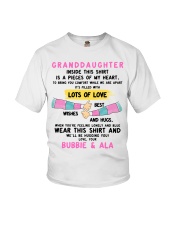 I'LL BE HUGGING YOU - BEST GIFT FOR GRANDDAUGHTER Youth T-Shirt front