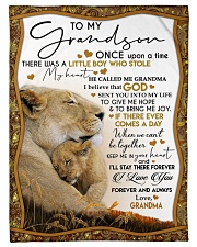 I LOVE YOU - LOVELY GIFT FOR GRANDSON FROM GRANDMA Small Fleece Blanket - 30" x 40" front