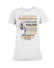 LOVE YOU - BEST GIFT FOR GRANDDAUGHTER Premium Fit Ladies Tee tile