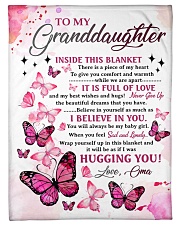 I BELIEVE IN YOU - OMA TO GRANDDAUGHTER Small Fleece Blanket - 30" x 40" front