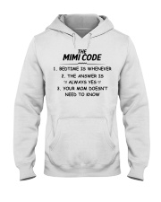 THE MIMI CODE - BEDTIME IS WHENEVER Hooded Sweatshirt tile