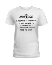 THE MIMI CODE - BEDTIME IS WHENEVER Ladies T-Shirt tile