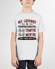 MY GRANNY IS TEMPERAMENTAL - LOVELY GIFT FOR GRANDCHILD Youth T-Shirt garment-youth-tshirt-front-01