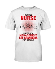 Retired Nurse - Perfect Gift For Grandma Classic T-Shirt tile