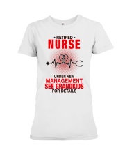 Retired Nurse - Perfect Gift For Grandma Premium Fit Ladies Tee tile