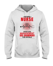 Retired Nurse - Perfect Gift For Grandma Hooded Sweatshirt tile