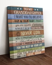 NEVER LOSE - AMAZING GIFT FOR GRANDDAUGHTER 11x14 Gallery Wrapped Canvas Prints aos-canvas-pgw-11x14-lifestyle-front-17