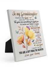 I'M SO PROUD OF YOU - BEST GIFT FOR GRANDDAUGHTER Easel-Back Gallery Wrapped Canvas tile