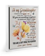 I'M SO PROUD OF YOU - BEST GIFT FOR GRANDDAUGHTER Floating Framed Canvas Prints White tile