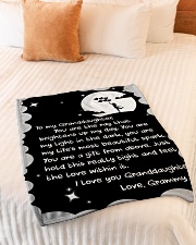 YOU ARE A GIFT FROM ABOVE -GRAMMY TO GRANDDAUGHTER Small Fleece Blanket - 30" x 40" aos-coral-fleece-blanket-30x40-lifestyle-front-01