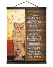 WAITING WATCHING KEEPING - TO GRANDDAUGHTER Hanging Canvas tile