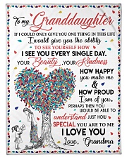 I LOVE YOU - GIFT FROM GRANDMA TO GRANDDAUGHTER Small Fleece Blanket - 30" x 40" front