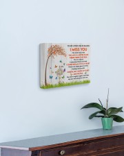 To My Loved One In Heaven 14x11 Gallery Wrapped Canvas Prints aos-canvas-pgw-14x11-lifestyle-front-01
