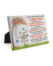 To My Loved One In Heaven Easel-Back Gallery Wrapped Canvas tile