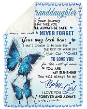 YOUR WAY BACK HOME - GREAT GIFT FOR GRANDDAUGHTER Sherpa Fleece Blanket tile