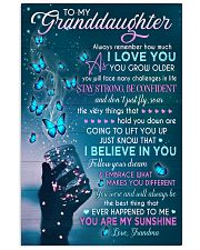 I LOVE YOU - LOVELY GIFT FOR GRANDDAUGHTER 11x17 Poster front