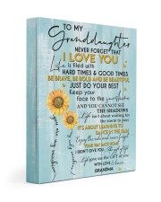 YOU ARE MY SUNSHINE - LOVELY GIFT FOR GRANDDAUGHTER 11x14 Gallery Wrapped Canvas Prints front