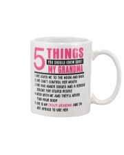 5 THINGS YOU SHOULD KNOW ABOUT MY GRANDMA Mug tile