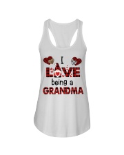 I Love Being A Grandma - Perfect Gift For Grandma Ladies Flowy Tank tile