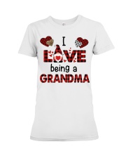 I Love Being A Grandma - Perfect Gift For Grandma Premium Fit Ladies Tee tile