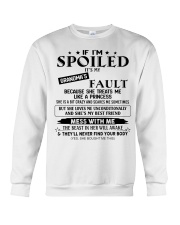 SHE TREATS ME LIKE A QUEEN - LOVELY GIFT FOR GRANDDAUGHTER Crewneck Sweatshirt tile