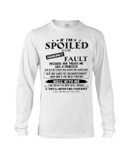 SHE TREATS ME LIKE A QUEEN - LOVELY GIFT FOR GRANDDAUGHTER Long Sleeve Tee tile