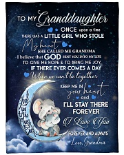 I LOVE YOU - GRANDDAUGHTER GIFT WITH ELEPHANT Fleece Blanket tile