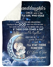 I LOVE YOU - GRANDDAUGHTER GIFT WITH ELEPHANT Sherpa Fleece Blanket tile