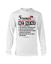 5 THINGS - A BOUT MY NANA Long Sleeve Tee tile
