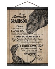 JUST DO YOUR BEST - TO GRANDSON FROM UMA Hanging Canvas tile