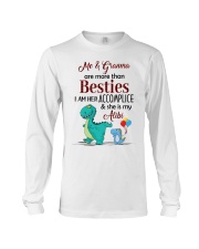 I Am Her Accomplice - Best Gift For Grandson Long Sleeve Tee tile