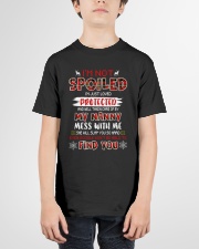 SHE WILL SLAP YOU SO HARD-BEST GIFT FOR GRANDCHILD Youth T-Shirt garment-youth-tshirt-front-01