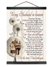 TO MY HUSBAND IN HEAVEN Hanging Canvas tile