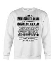 I APPRECIATE HER - BEST GIFT FOR DAUGHTER-IN-LAW Crewneck Sweatshirt tile