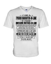 I APPRECIATE HER - BEST GIFT FOR DAUGHTER-IN-LAW V-Neck T-Shirt tile