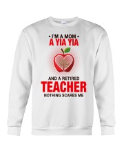 NOTHING SCARES ME - PERFECT GIFT FOR YIAYIA Crewneck Sweatshirt tile