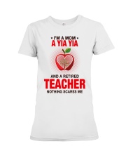 NOTHING SCARES ME - PERFECT GIFT FOR YIAYIA Premium Fit Ladies Tee tile