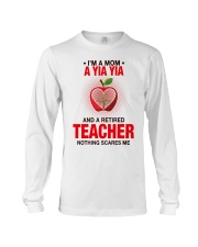 NOTHING SCARES ME - PERFECT GIFT FOR YIAYIA Long Sleeve Tee tile