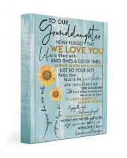 WE LOVE YOU - GREAT GIFT FOR GRANDDAUGHTER 11x14 Gallery Wrapped Canvas Prints front