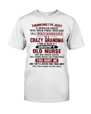 A GRUMPY OLD NURSE - GRANDMA TO GRANDDAUGHTER Premium Fit Mens Tee tile